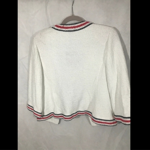 NWT $1695 St. John Collection Clair‎ Rever Collar 3/4 Sleeve Jacket [SZ 6 ] - Picture 7 of 8